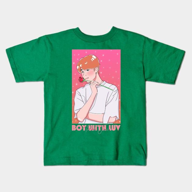 BTS - Park Jimin Kids T-Shirt by Nuril_Anwari